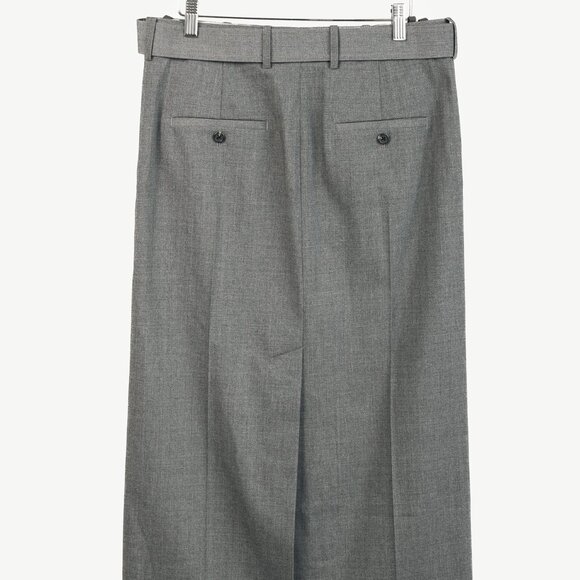 Helmut Lang AW/20 Light Grey Melange Tela Suiting Trouser Skirt - Picture 3 of 15